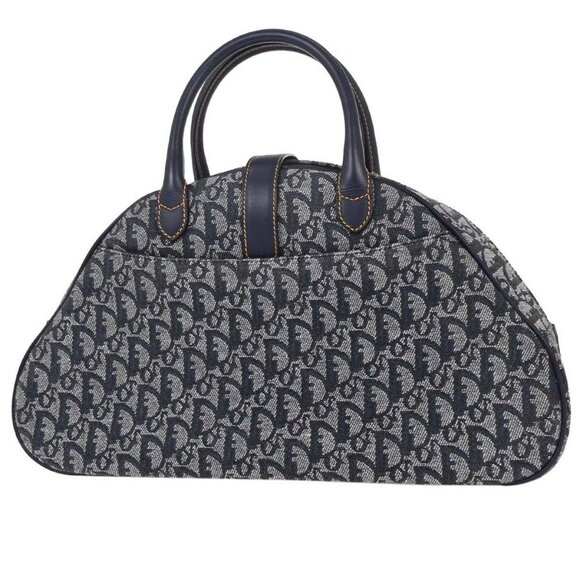 Christian Dior Navy Double Saddle Trotter Handbag MA-0080 135042 - Picture 2 of 10